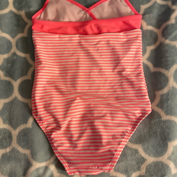 Pink Flower One Piece Swimsuit - Picture 2 of 6